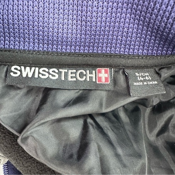 Swiss Tech Women's size Small Navy Blue Zip Up Jacket - Picture 14 of 16